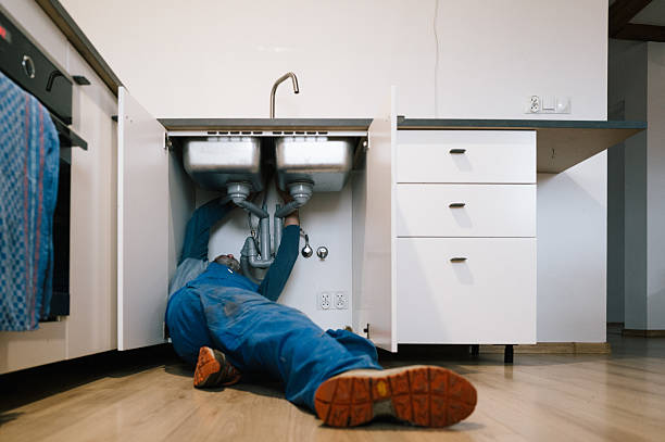 Professional Drain Cleaning technician working in Stockbridge, MI